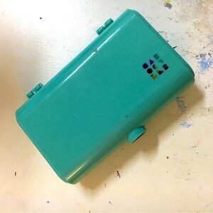 Teal Caboodle Retro Style Cute Storage Box